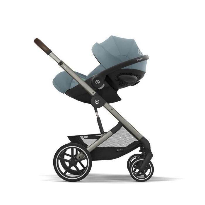 CYBEX - Cochecito Balios S Lux Trio + Silla de coche Cloud G Plus + Capazo S Lux Azul Tormenta