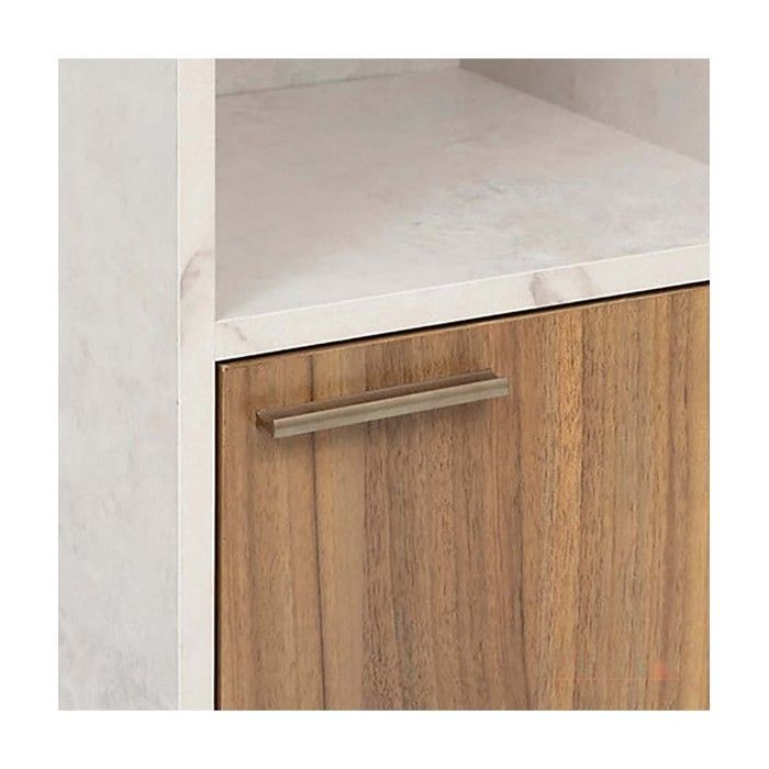 Colonna contenitore con ripiani estraibili e 2 ante - Lunghezza 32 x Profondità 30 x Altezza 194 cm