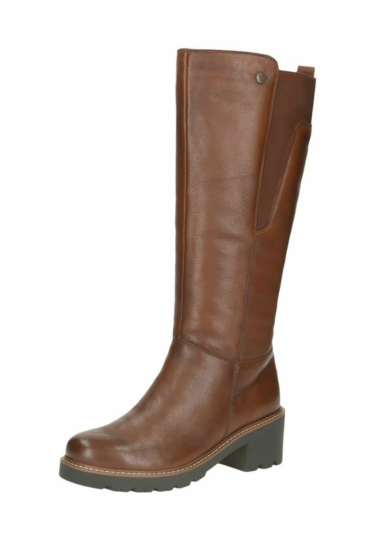 Caprice platformlaarzen - cognac nappa