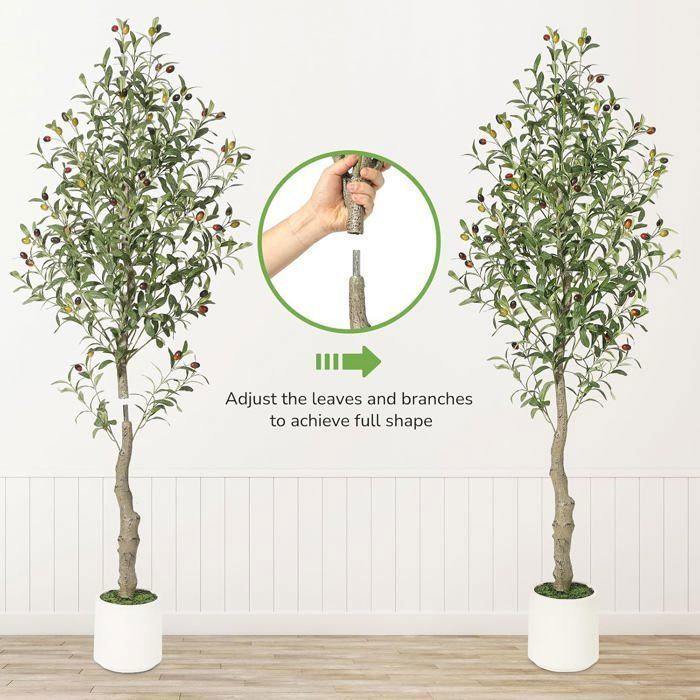 ARTIFICIAL FLOWER/PLANT - Artificial Tree - Artificial Olive Tree - H 180cm