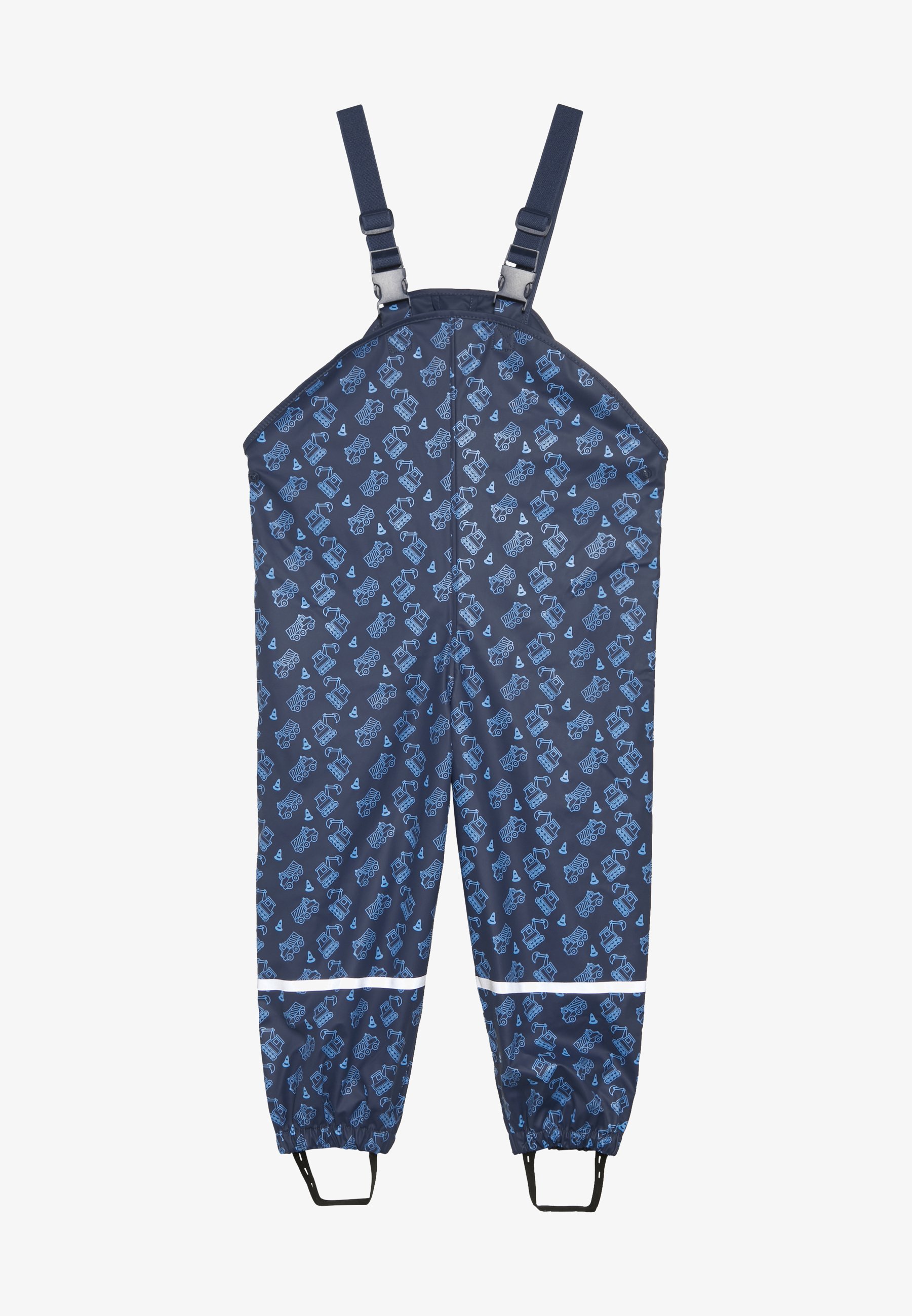 Playshoes BAUSTELLE ALLOVER - Regenhose - Marineblau