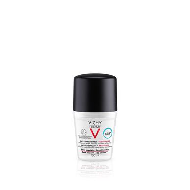 „Vichy“ vyrams skirtas rutulinis dezodorantas nuo paakių, 48 val., 50 ml