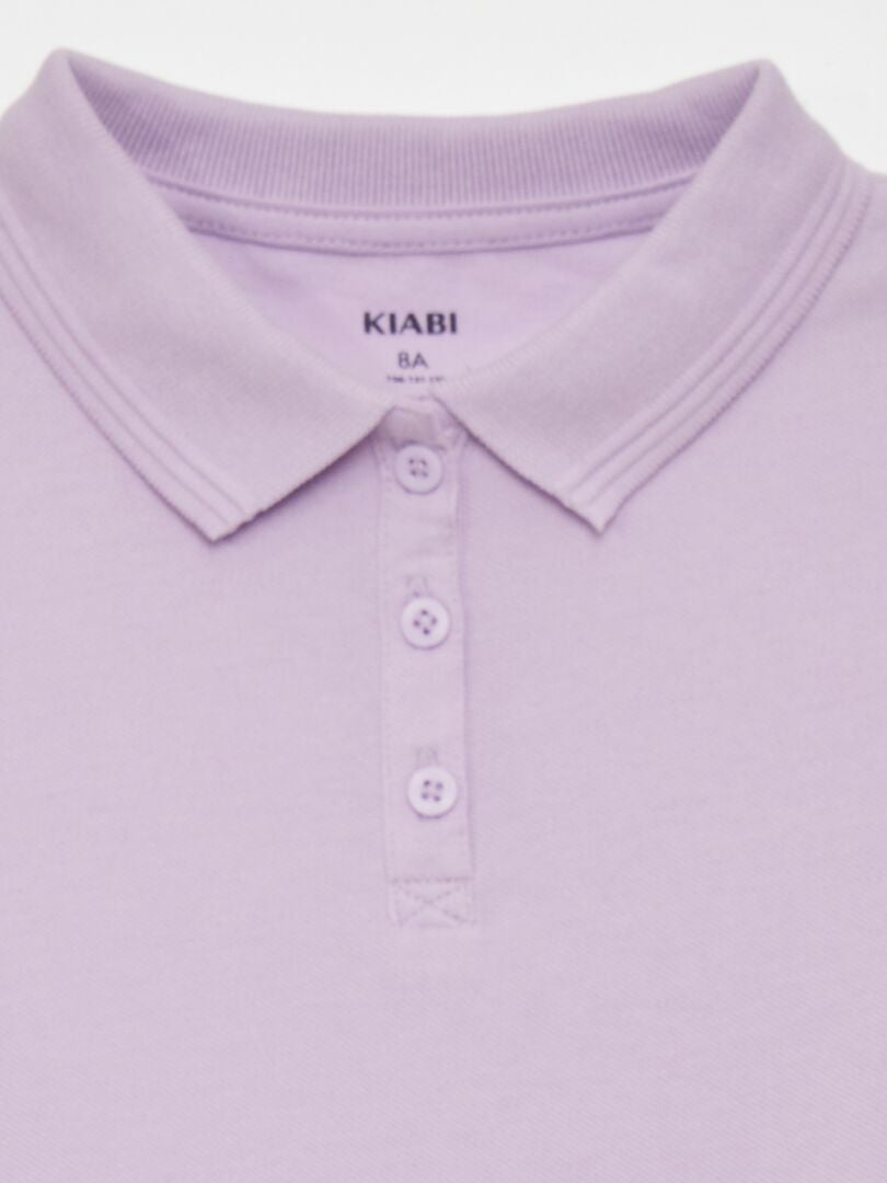 Camisa polo de manga curta - ROXA