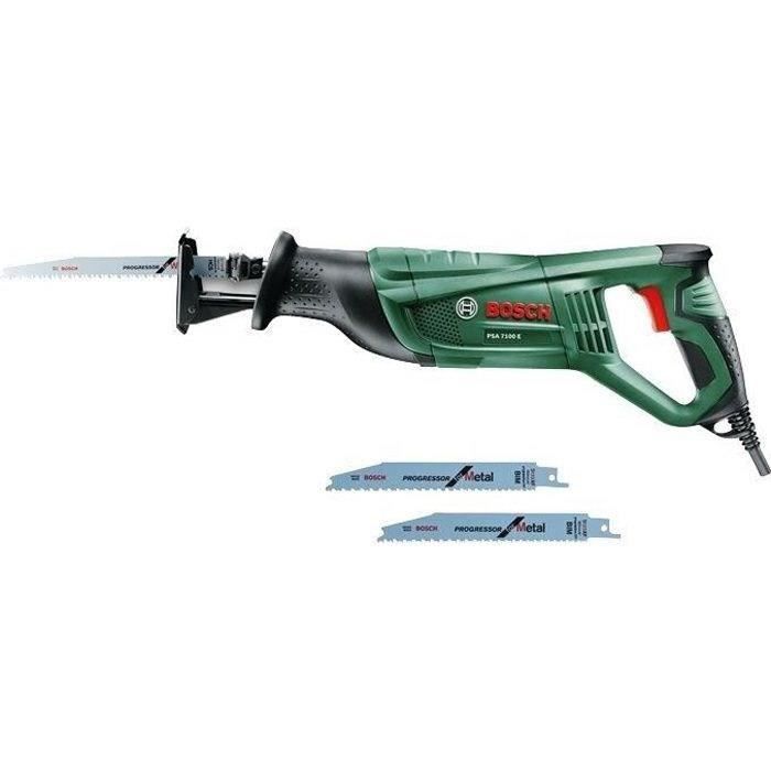 Scie sabre BOSCH PSA 7100 E - 710W - Capacité de coupe 150mm - Changement de lame SDS