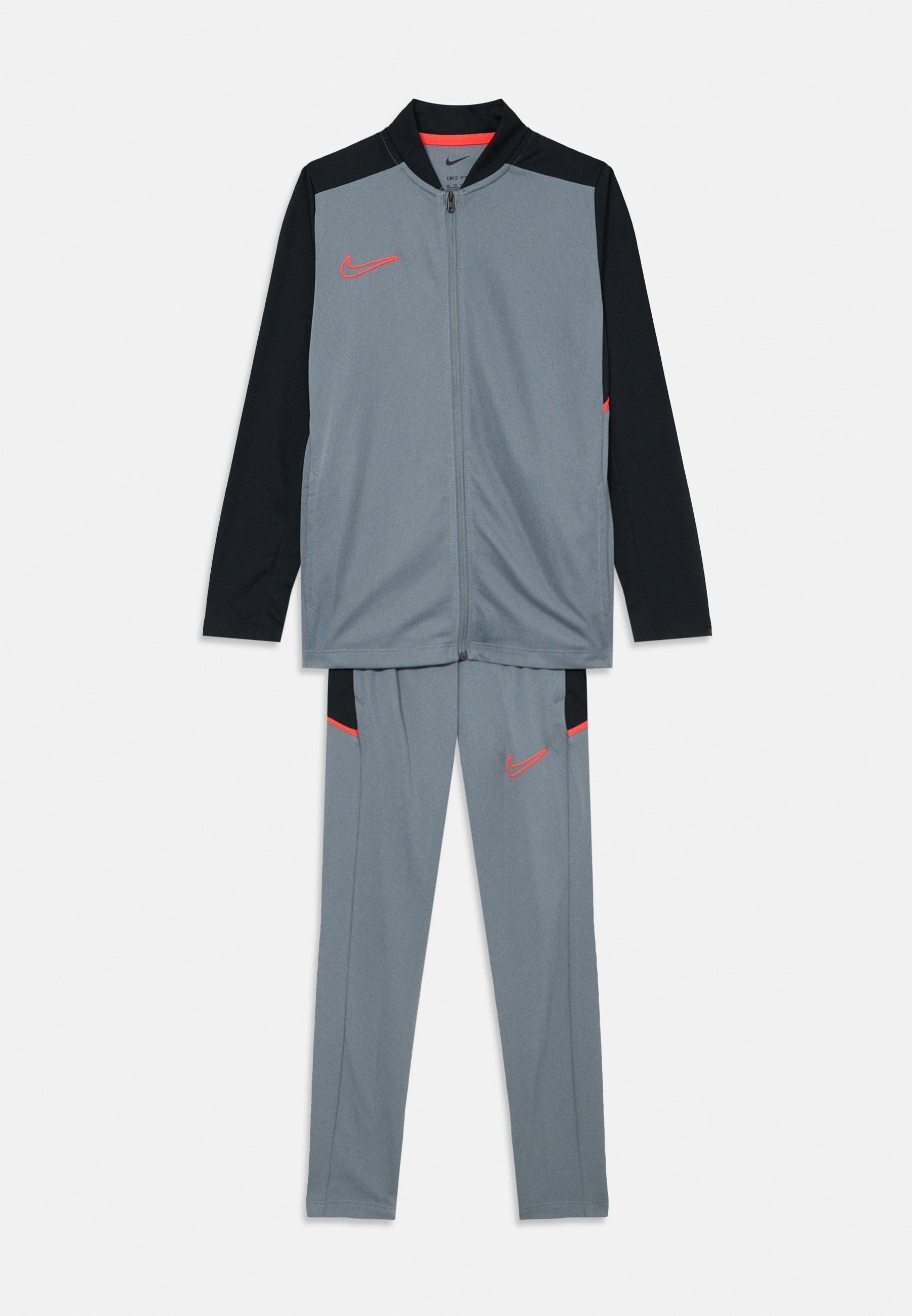 Nike Performance DRY FIT TRACKSUIT UNISEX SET - Treningsdress - black/black/bright crimson