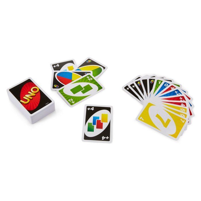 Uno Classique Clipstrip - Jeu de Cartes Famille - Avec cartes Joker personnalisables - Mattel Games - BGY49 - 7 ans et +