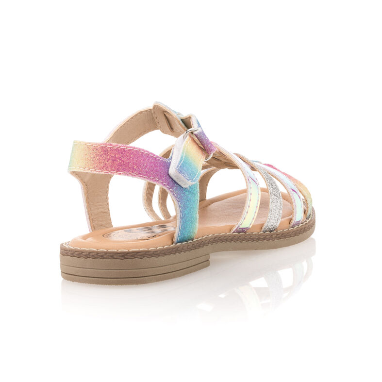 Mehrfarbige Mädchensandalen / Zehenfreie Schuhe