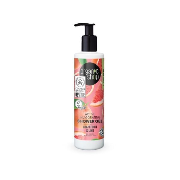 Organic Shop Active dusjsåpe grapefrukt og lime 280ml