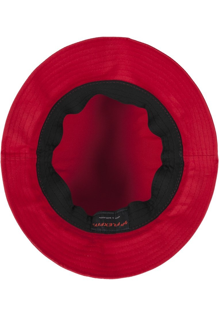 Flexfit twill bucket hat - rood
