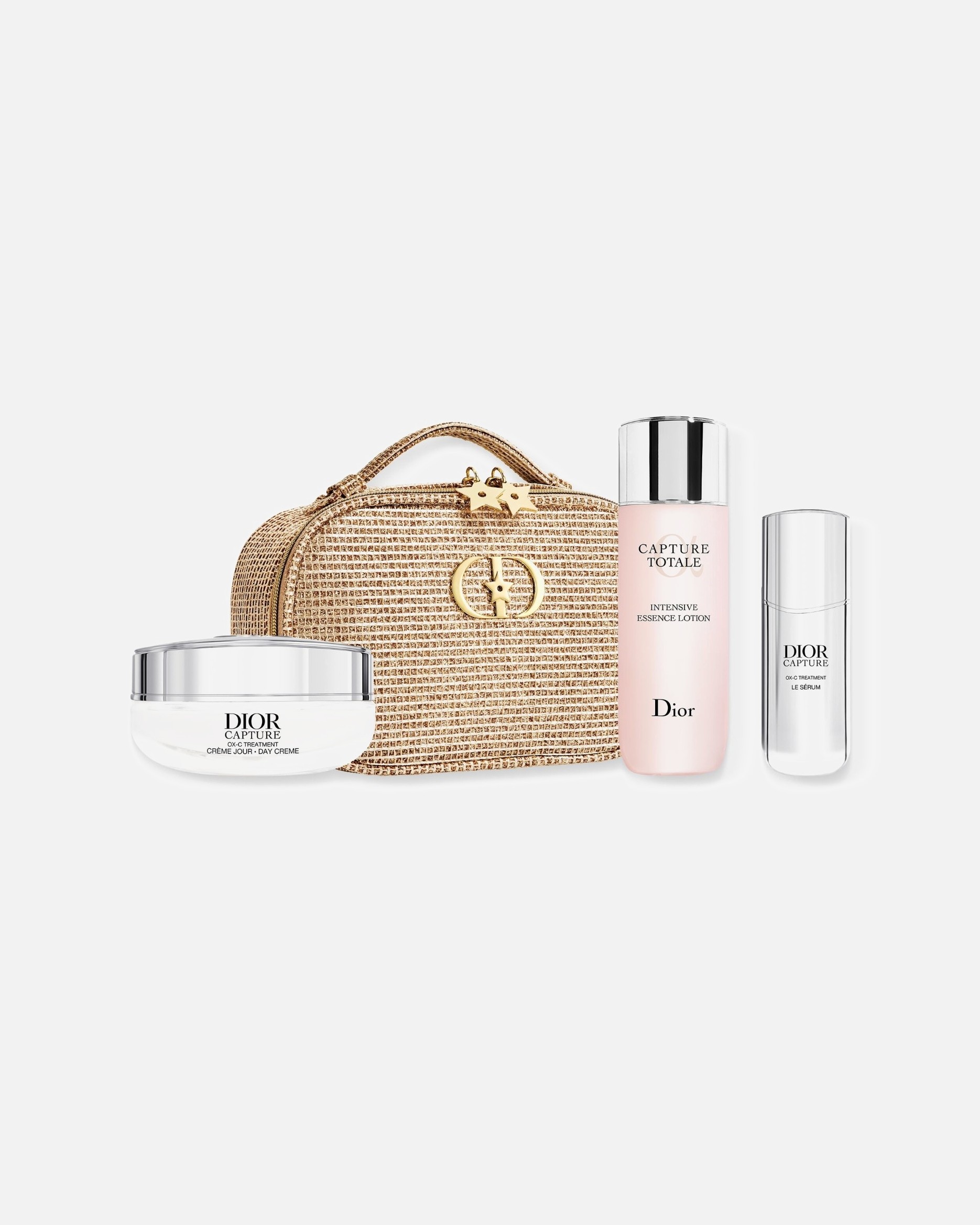 DIOR Capture Totale set za njegu lica – Ritual njege kože protiv starenja – Limitirano izdanje: losion, serum, dnevna krema – 1 komad