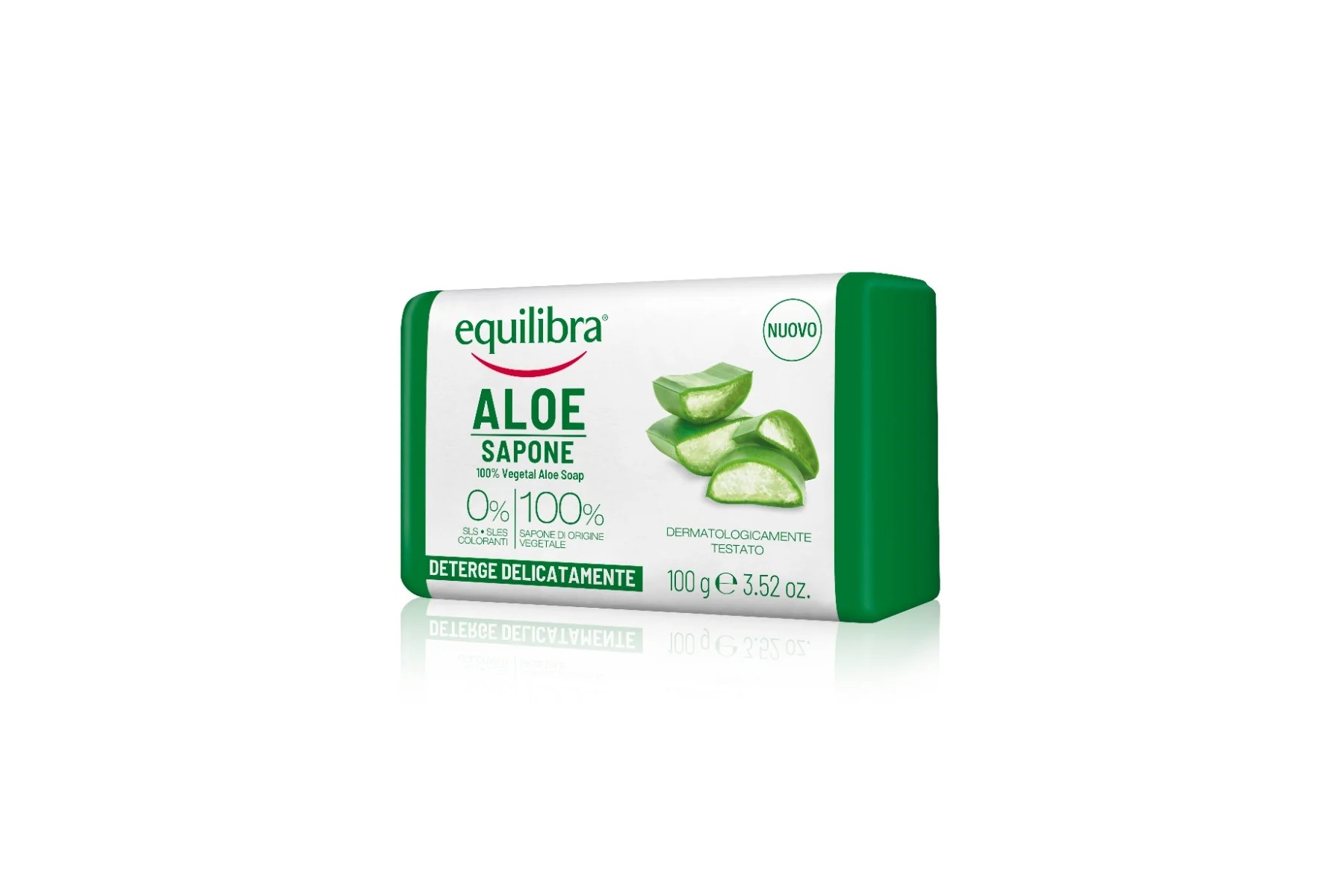 EQUILIBRA Equilibra handset met aloë vera 100% plantaardige zeep 100 g + nagelcrème 75 ml