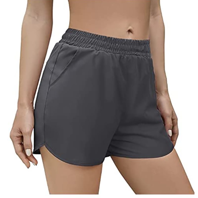 Pantaloncini da donna estivi con tasche, ad asciugatura rapida: Abbigliamento, Scarpe e Gioielli