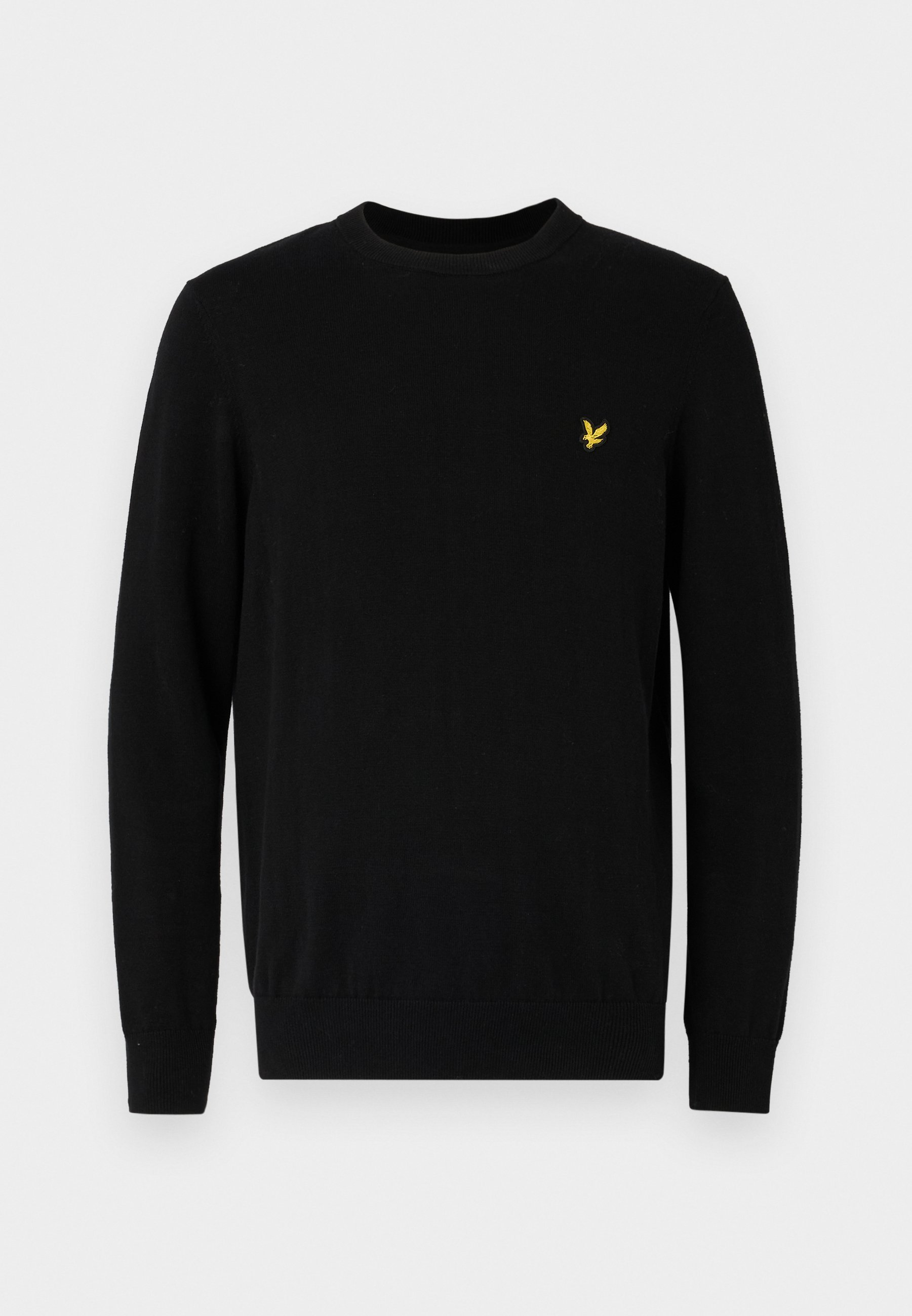Lyle & Scott CREW NECK - Sveter - jet black
