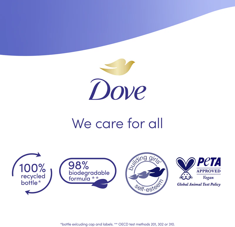 Dove Advanced Care Gel de Banho Hidratante Antiestresse