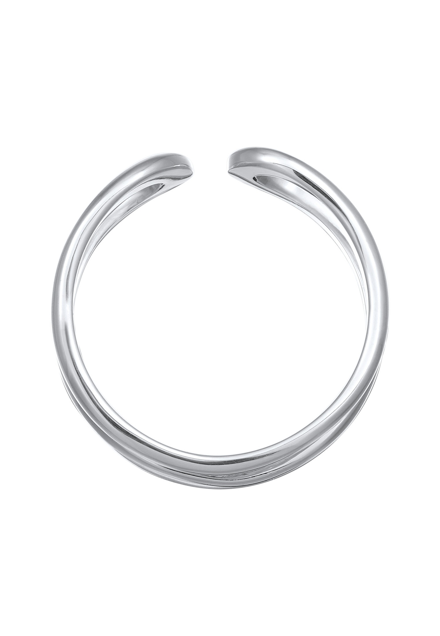 Elli PREMIUM Elli PREMIUM Bague Femmes Ouverte Géo Moderne Ajustable en argent sterling 925