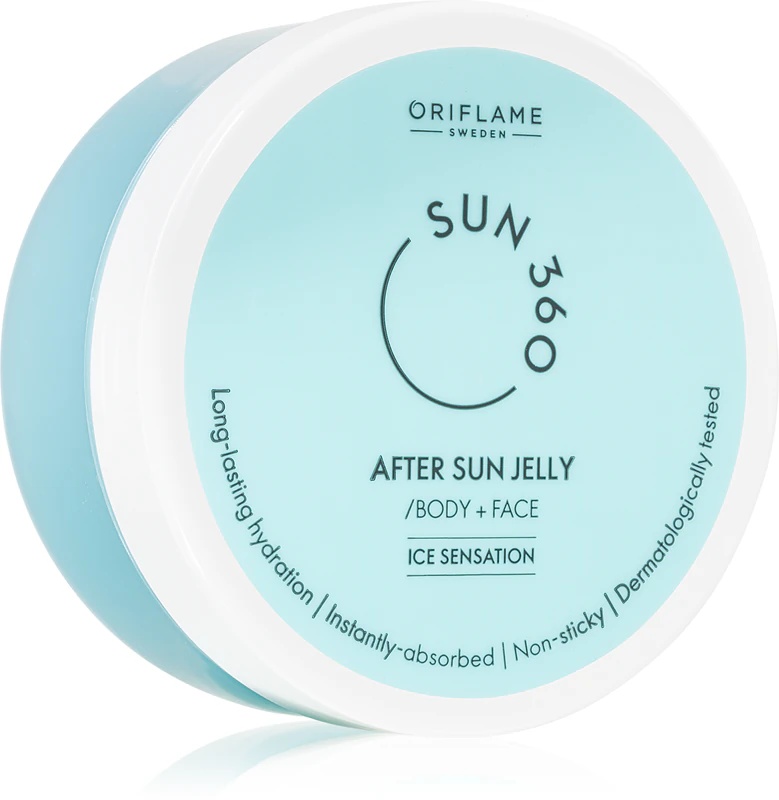 „Oriflame Sun 360“ vėsinamasis gelis po deginimosi kūnui ir veidui