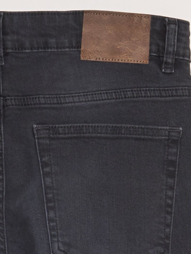 Slim fit jeans met 5 zakken - Maat L34 - Grijs