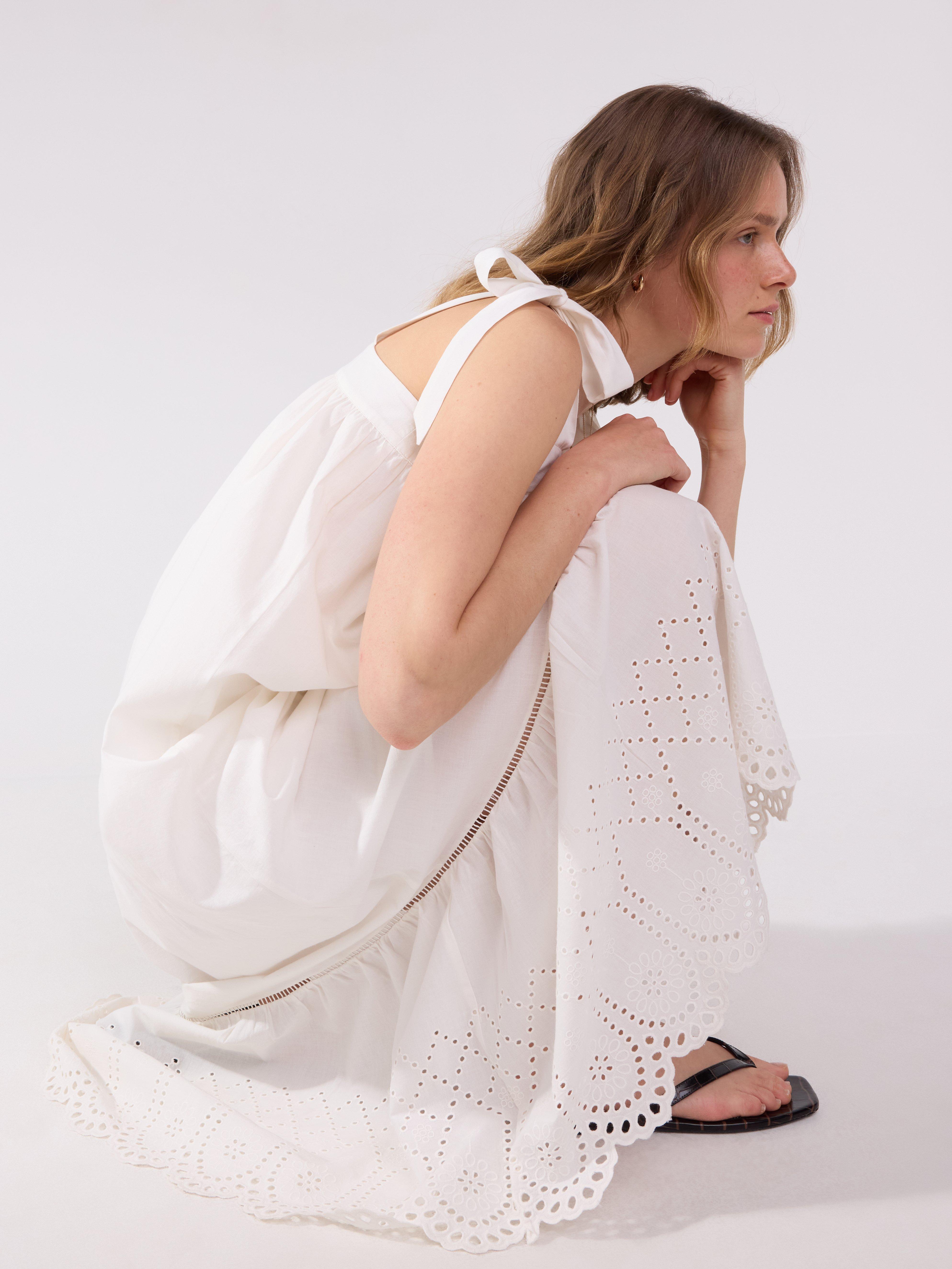 Midiklänning Off White