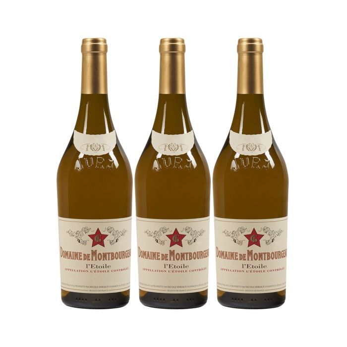 Domaine de Montbourgeau L'Etoile 2018 - Vin Blanc du Jura (3x75cl).