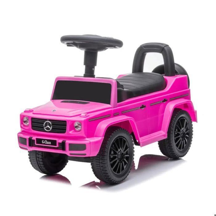 Carrinho Elétrico Infantil Mercedes-Benz G350 - Rosa - 1 a 3 anos - Produto Oficial Licenciado - Compartimento para Armazenamento - Peso Máximo: 25kg