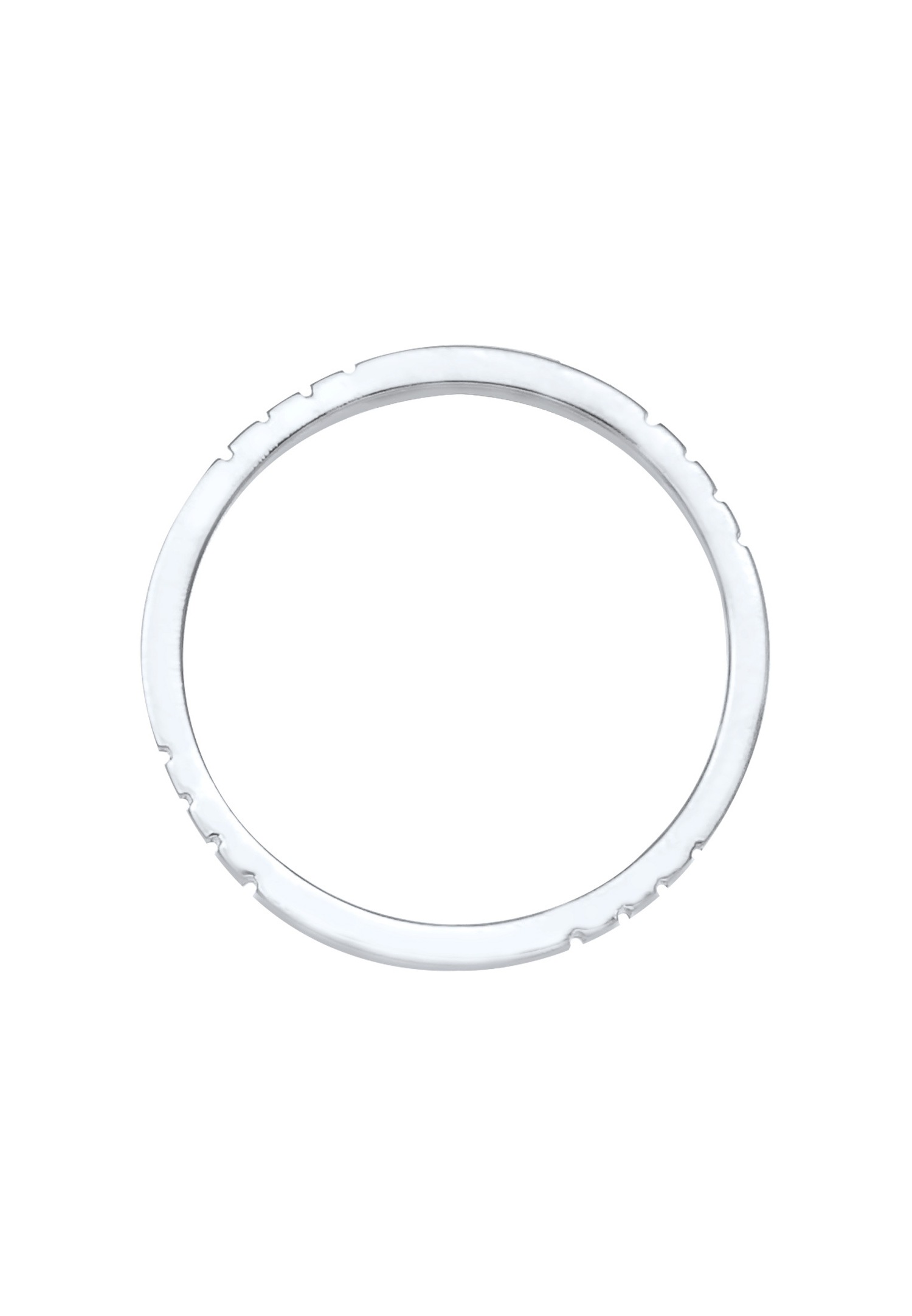 Elli Femmes pile bande tendance en argent sterling 925