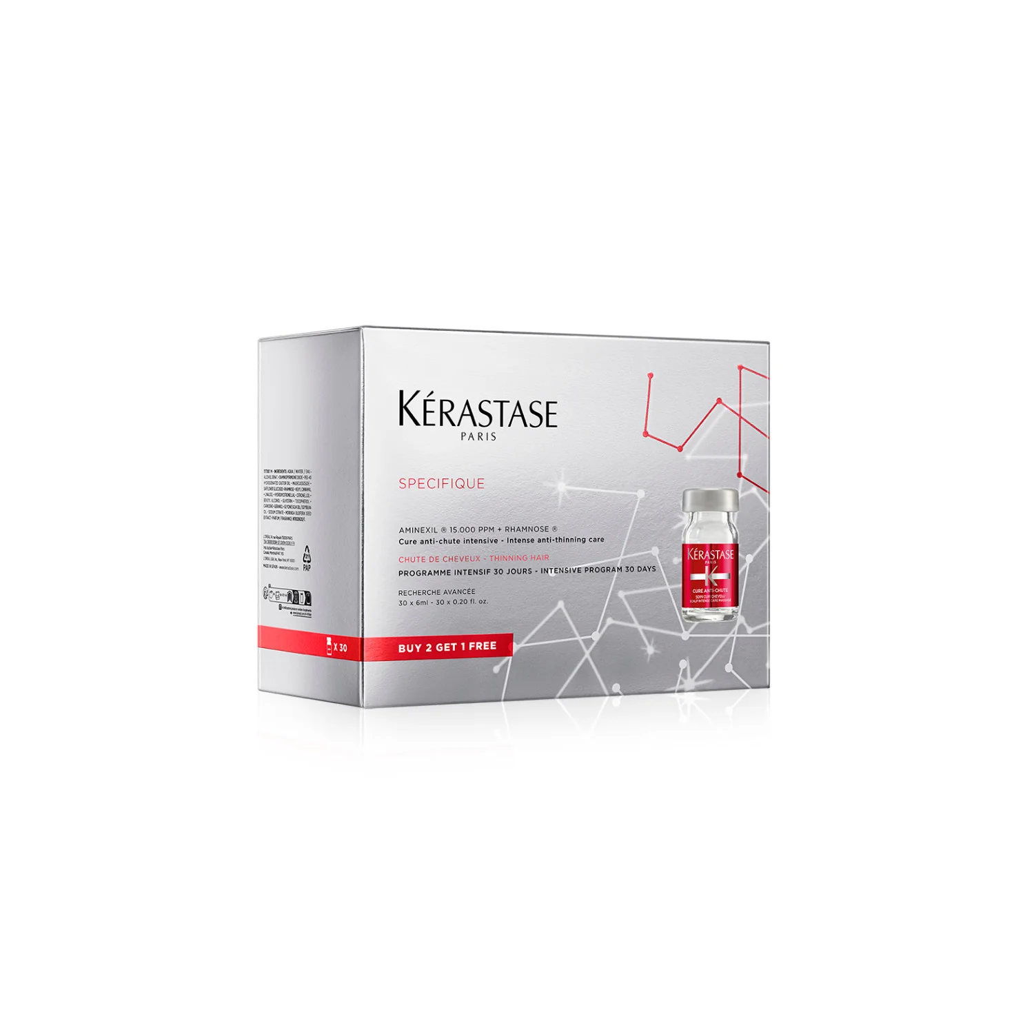 Spécifique Cure Anti-Chute Intensive - Trattamento Anticaduta Capelli, Trattamento Cuoio Capelluto