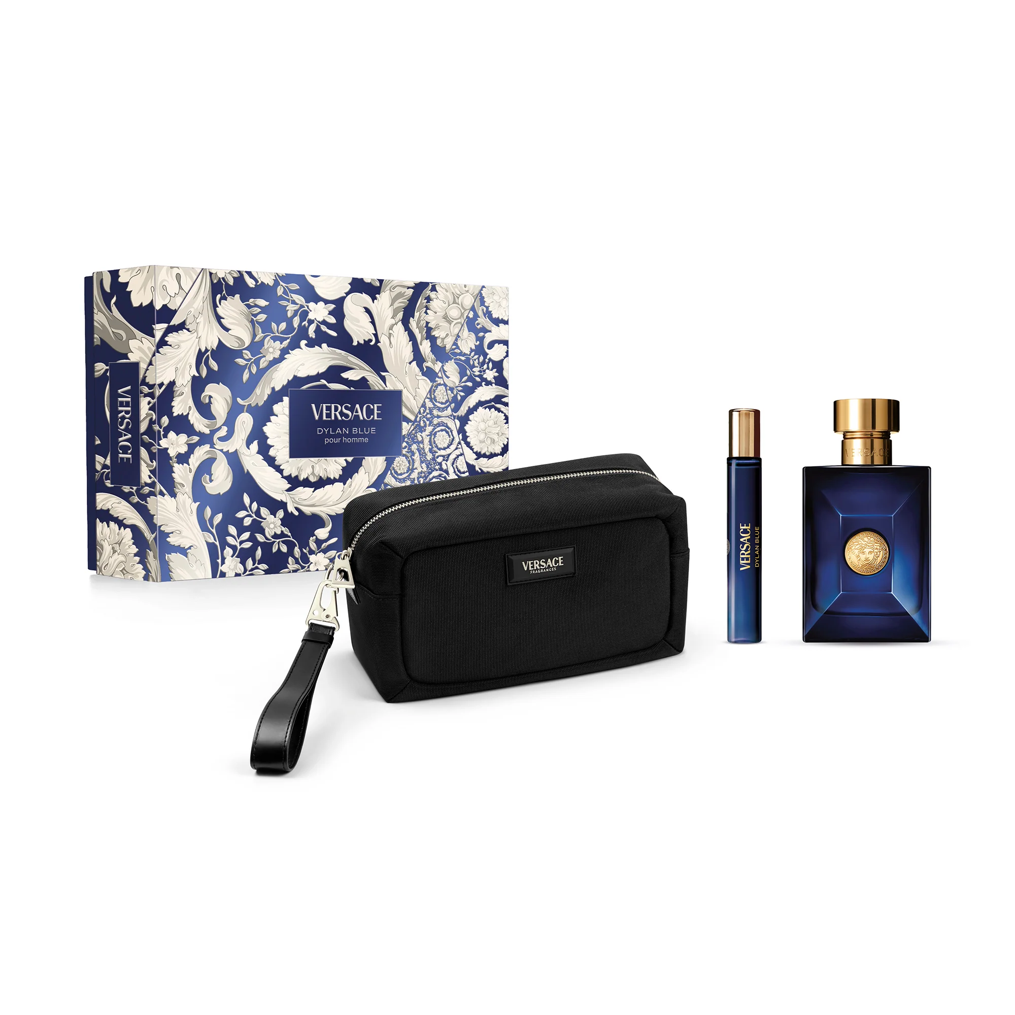 Versace Pour Homme Cofanetto Regalo Dylan Blue Eau De Toilette - Cofanetto Profumo Uomo, Eau de Toilette