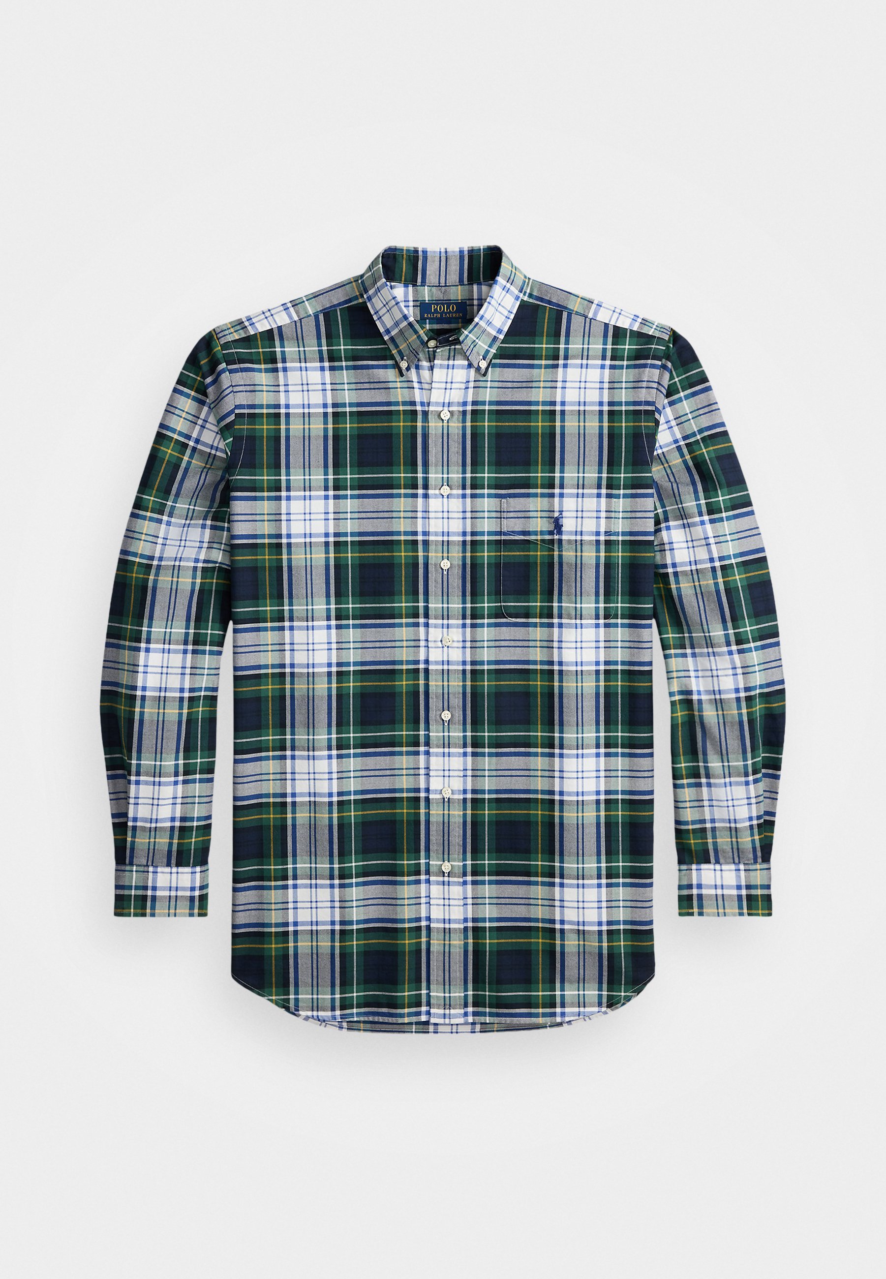 Polo Ralph Lauren Big & Tall geruite Oxford-shirt - Shirt - groen/blauw
