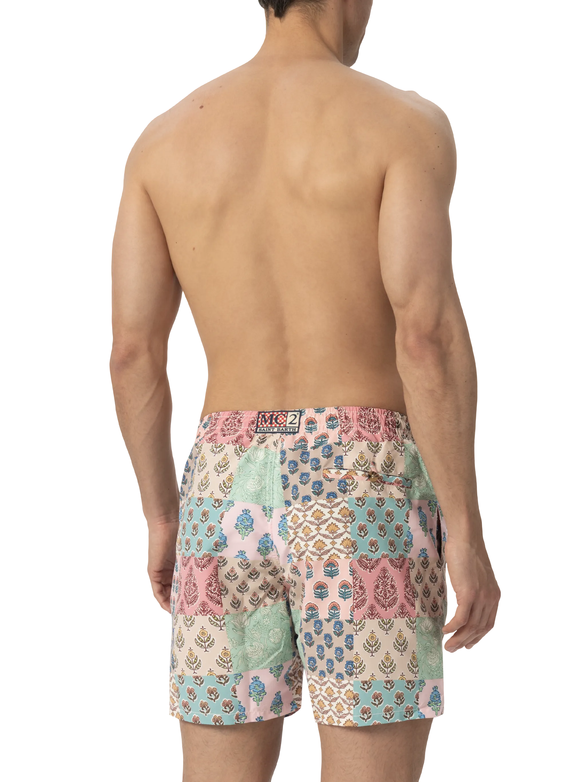 Caprese midi-badpak met bloemenprint