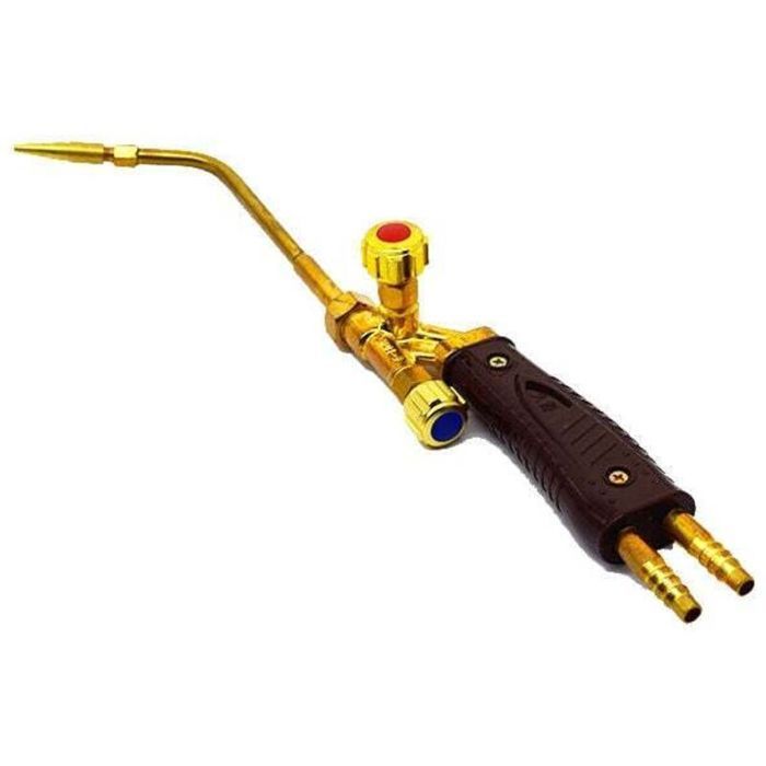 Torcia per saldatura ossiacetilenica, saldatrice ad aria compressa resistente al calore per saldatura a iniezione (H01-6) 39 cm