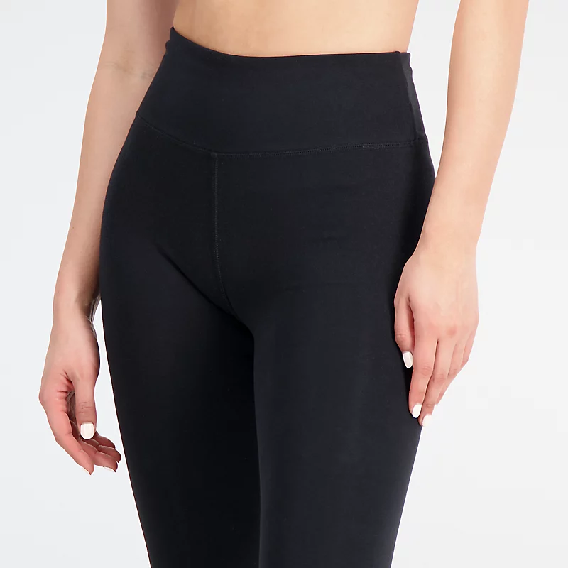 Rajstopy bawełniane z elastanem Femme Essentials - CZARNE