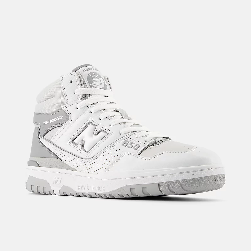 Herren 650 – Weiß mit Schiefergrau und Regenwolke