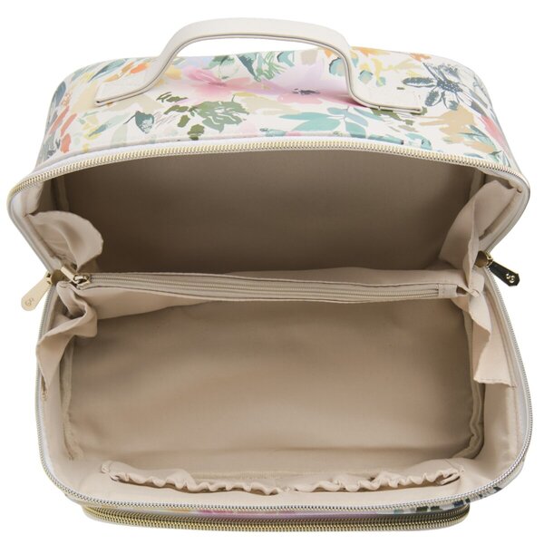 Nécessaire Kruidvat com estampa floral<br>branca