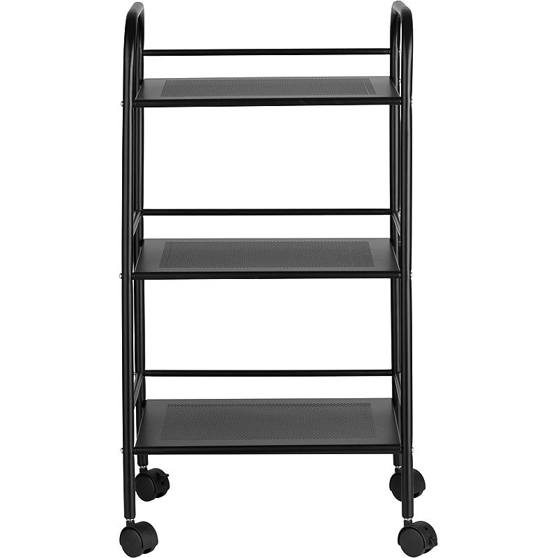 Vie Home hyllvagn 40x28,4x74 cm svart
