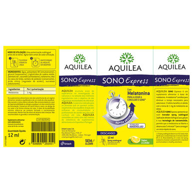 Aquilea Doplňkový sprej pro expresní zlepšení spánku 12 ml 12 ml