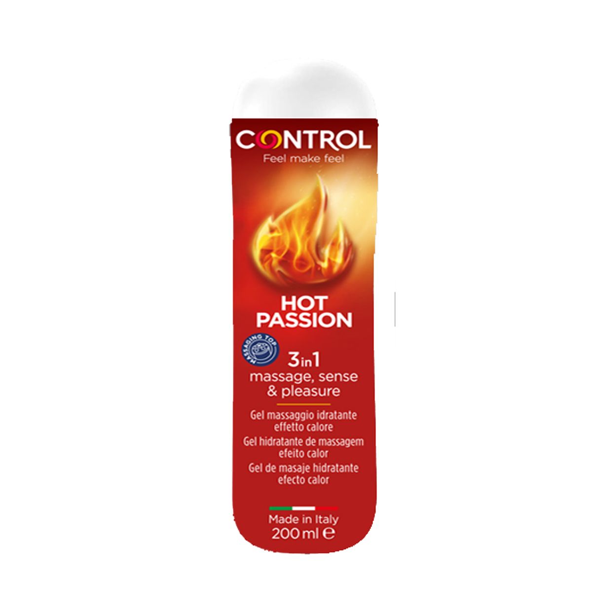 „Hot Passion“ 3 viename masažo gelis Lubrikantai ir stimuliatoriai