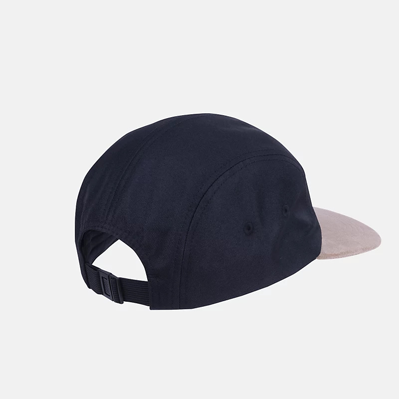 Unisex-Lifestyle-Hut mit 5 Panels und gebogener Krempe – SCHWARZ