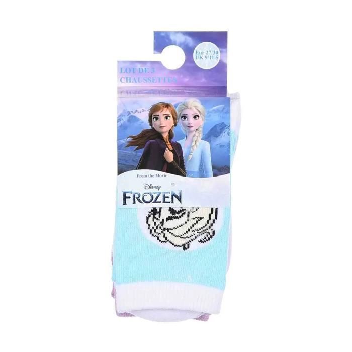 Lot de 3 Paires de Chaussettes Fille 