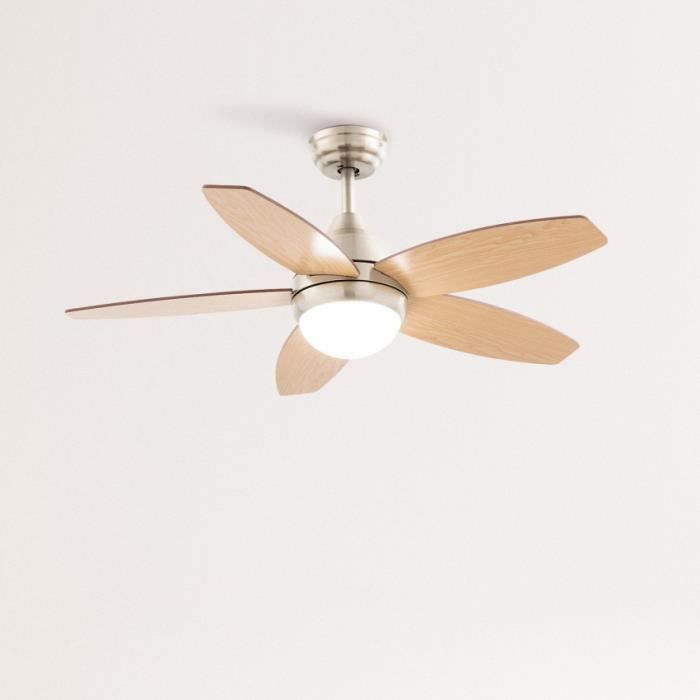 Ventilador de techo - Create - WIND FLOWOOD - Silencioso - Ø108 cm - Con luz