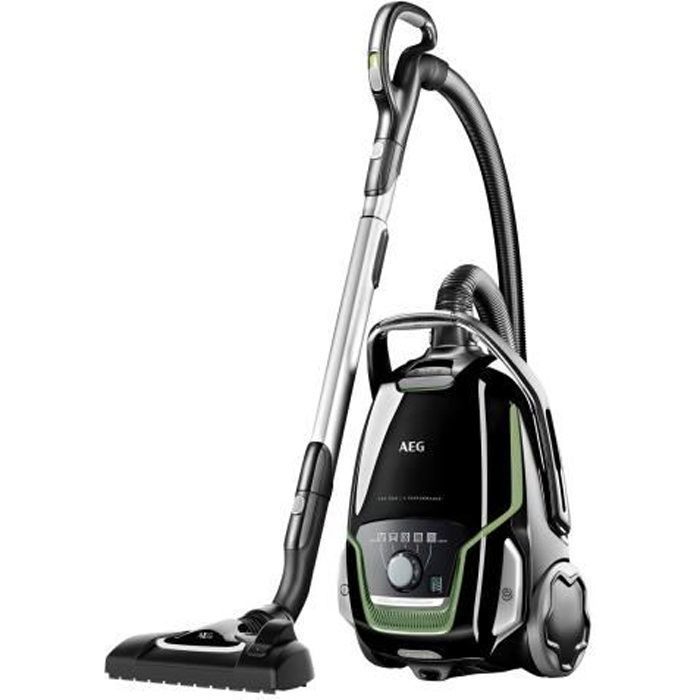 Aspiradora de bote - AEG - VX9-2-ÖKO - Con bolsa - Negro ébano/verde - 2 litros