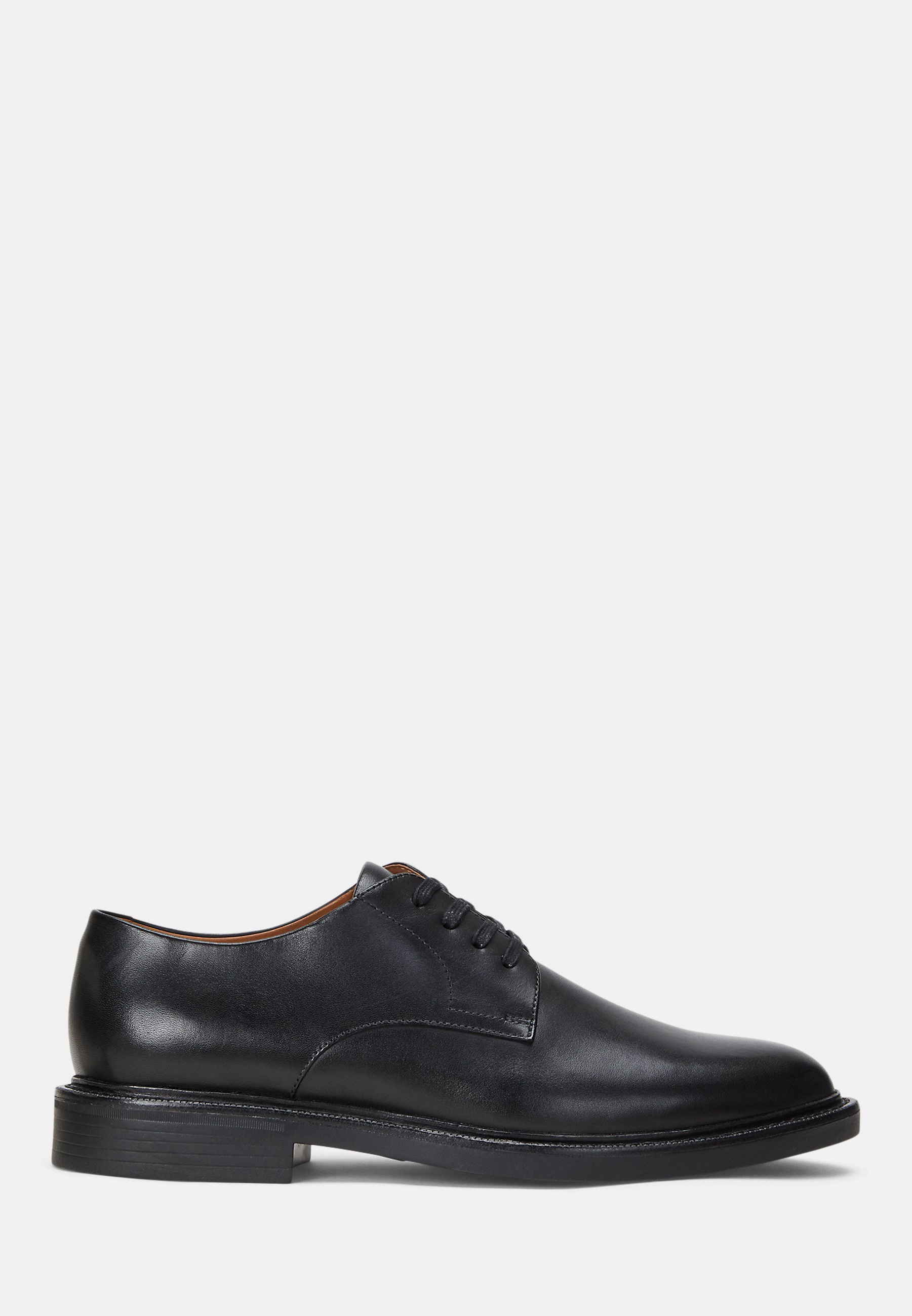 Polo Ralph Lauren ASHER DERBYSCHUH AUS GESCHMIEDEM LEDER – Elegante Schnürschuhe – Schwarz