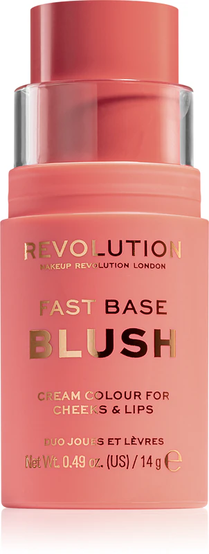 Revolution Fast Base Bálsamo Labial e para Bochechas com Cor