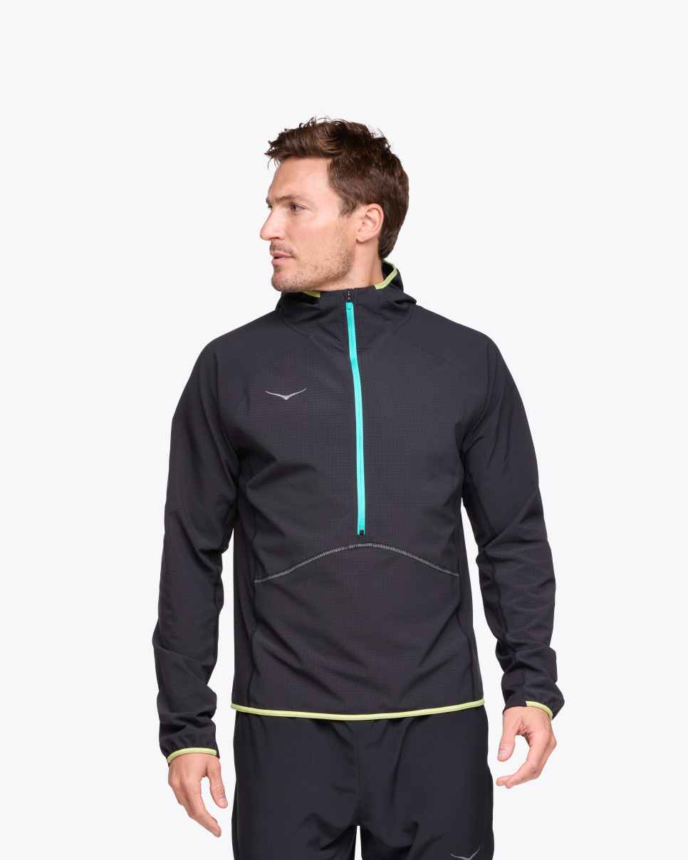 HOKA SkyGlow Demi-zip Noir