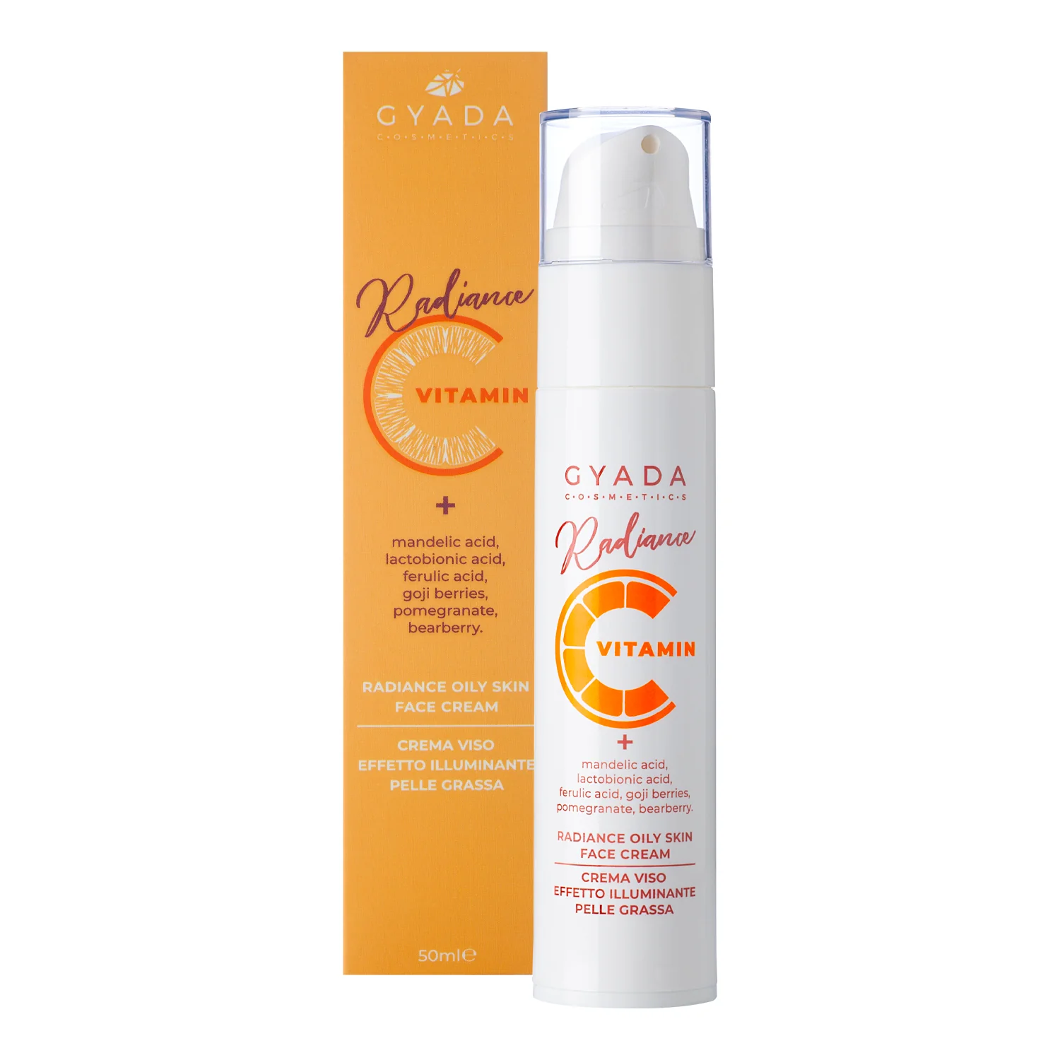 Radiance Vitamin C Radiance Oily Skin Face Cream - Tratt.viso 24 ore illuminante, Tratt.viso 24 ore antimperfezioni