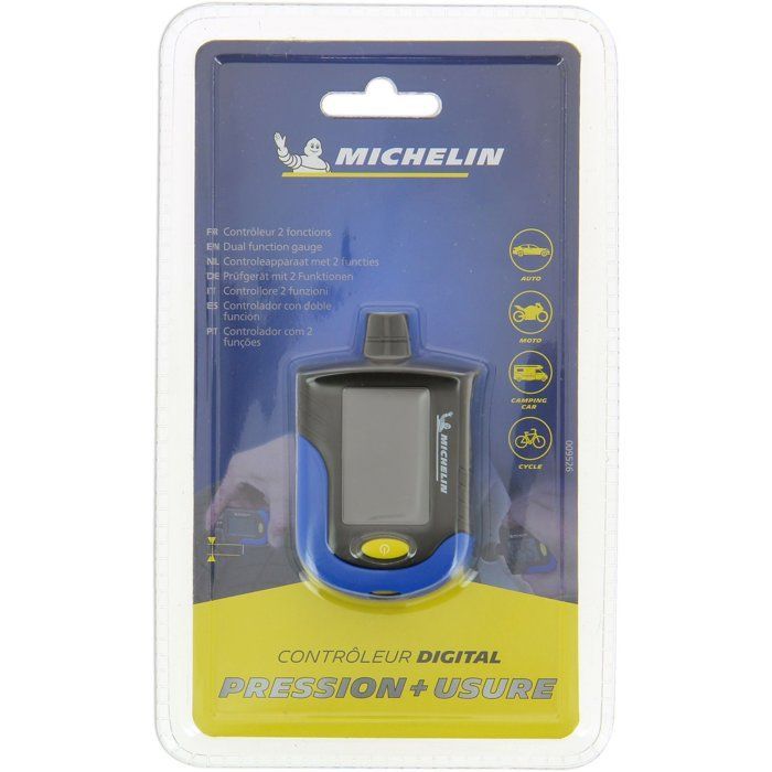 Michelin tire pressure and wear gauge - from 0.35 bar to 7 bar, accuracy 0.05 bar