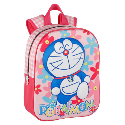  Mochilita Doraemon Flower Power 3d Eva Y Con Luces