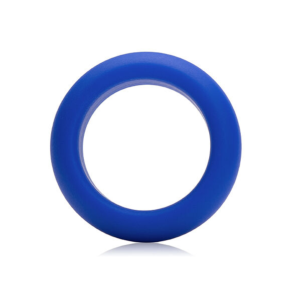 Play Minimum Stretch Silicone Cock Ring Blue