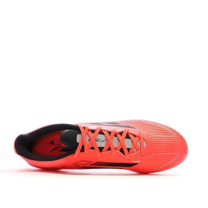 Botas de fútbol Adidas F50 League FG/MG para hombre, color rosa neón.