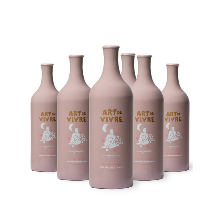 Art de Vivre rosé wine 2025 AOP Languedoc lot of 6 bottles 75cl