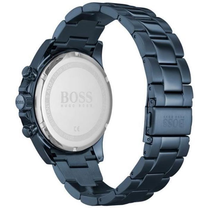 Montre - HUGO BOSS - 1513758 - Quartz - Cadran bleu - Acier inoxydable - 5 ATM